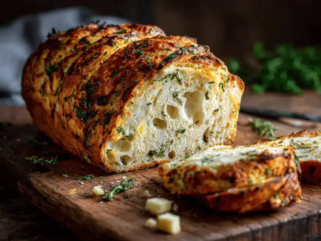 Italian herbs and cheese bread - featured image