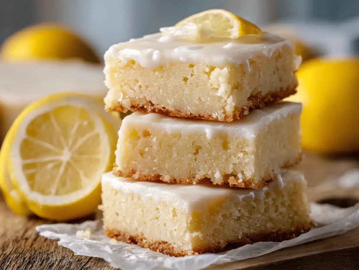 lemon brownies preparation steps