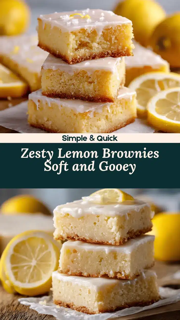 lemon brownies recipe