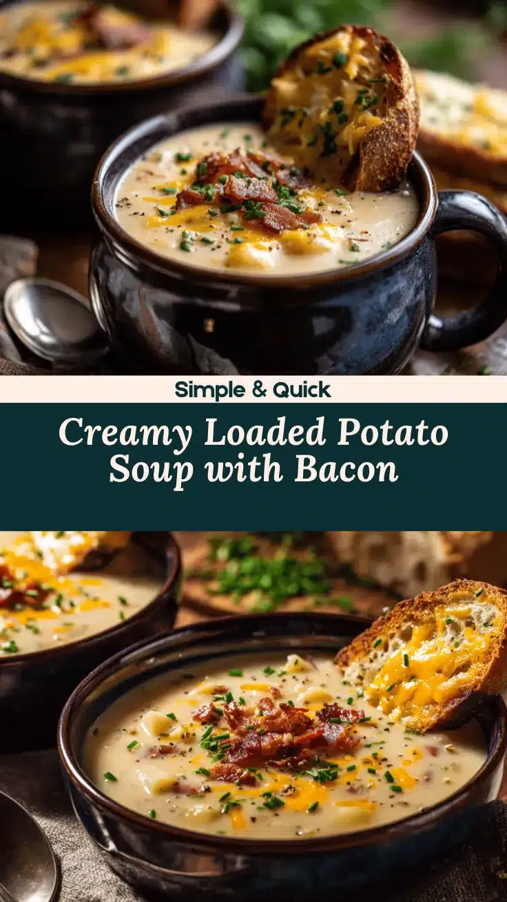 loaded baked potato soup recipe