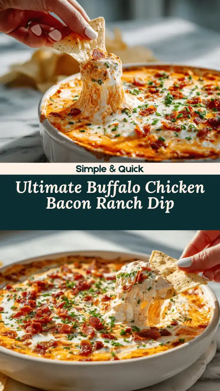 loaded buffalo chicken dip recipe
