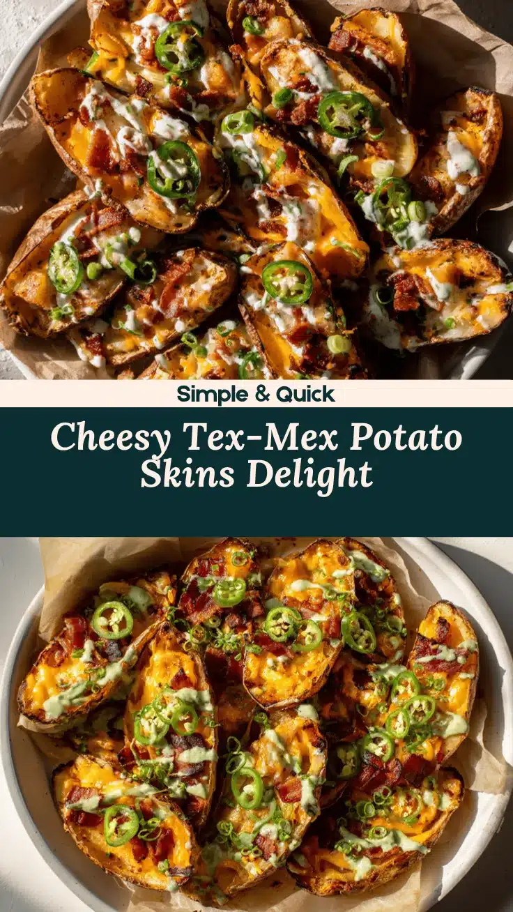 loaded Tex-Mex potato skins recipe