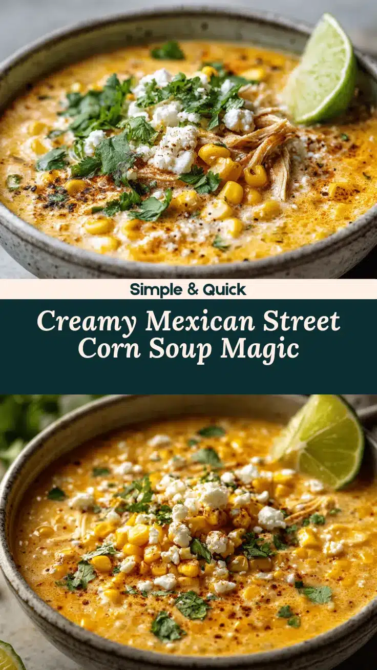 Mexican street corn soup recipe