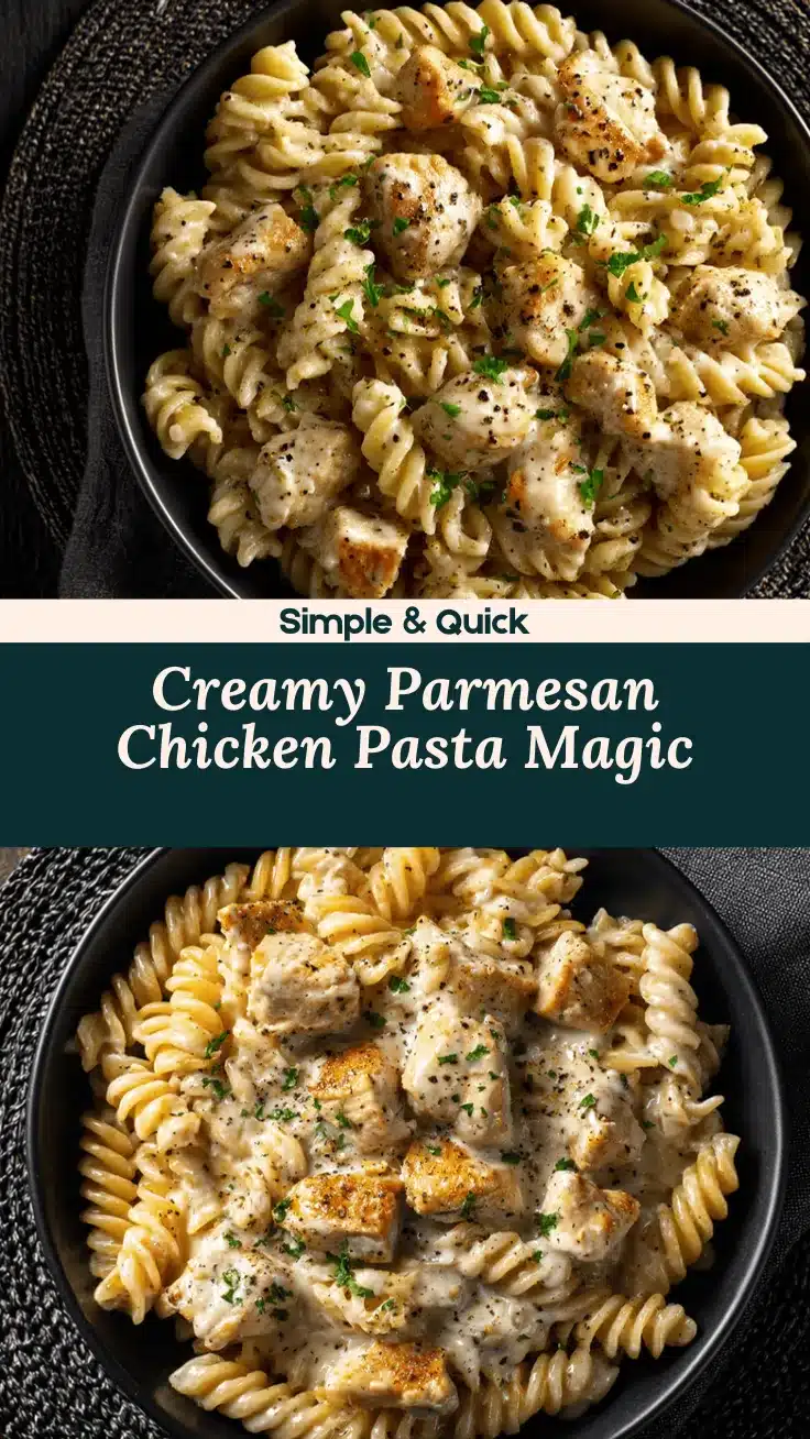 Parmesan Chicken Pasta recipe