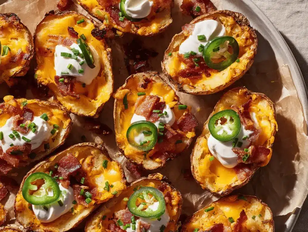 potato skins recipe - featured image