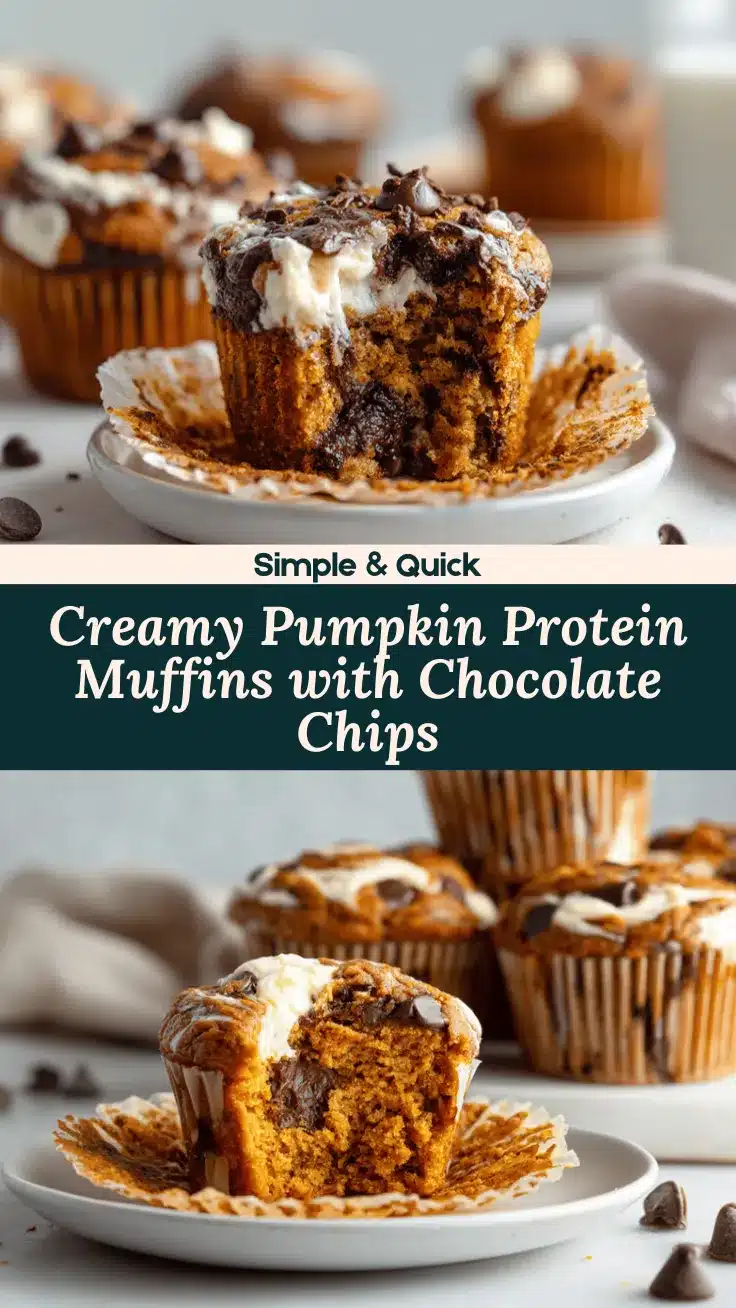 pumpkin chocolate chip protein muffins recipe