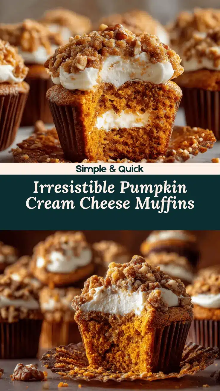 pumpkin cream cheese muffins recipe