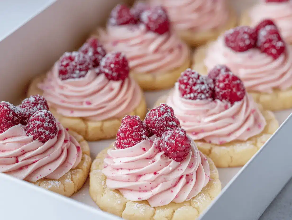 raspberry cream cookies preparation steps