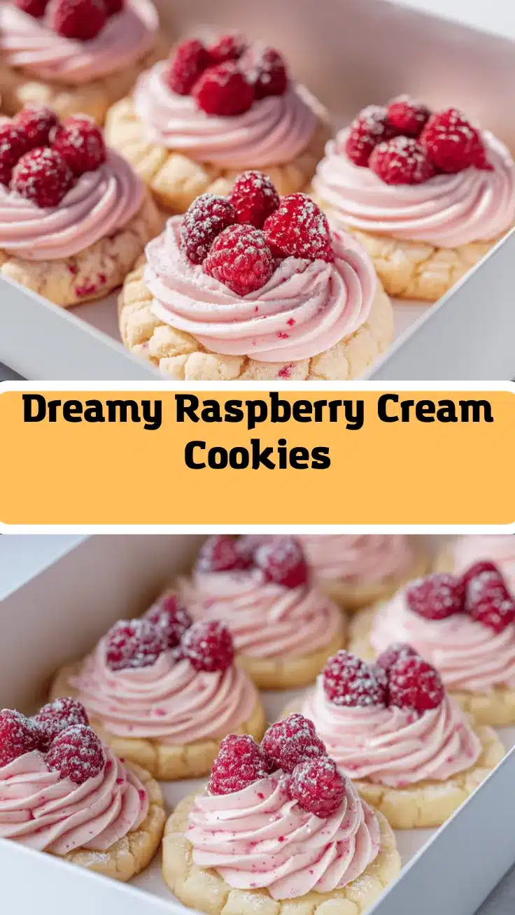 raspberry cream cookies recipe