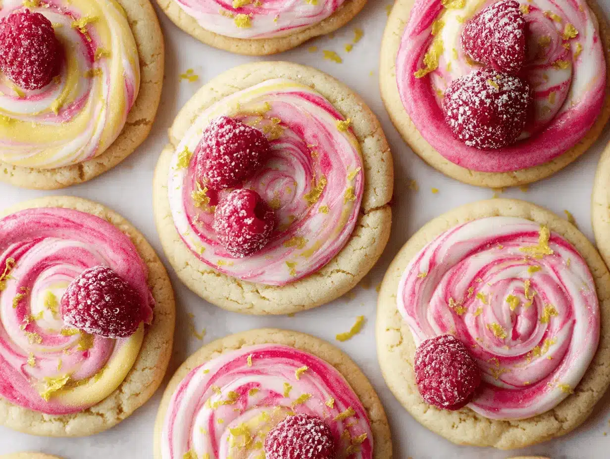 raspberry lemonade swirl sugar cookies preparation steps