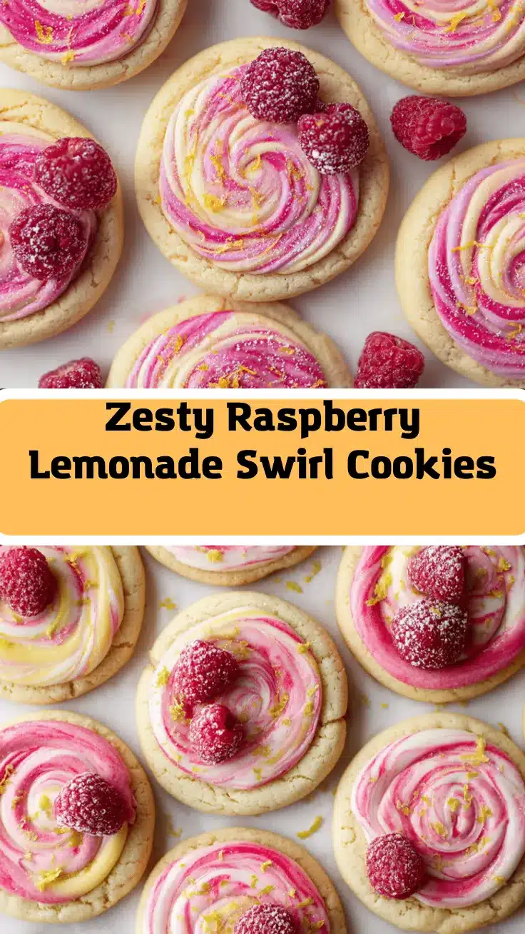 raspberry lemonade swirl sugar cookies recipe