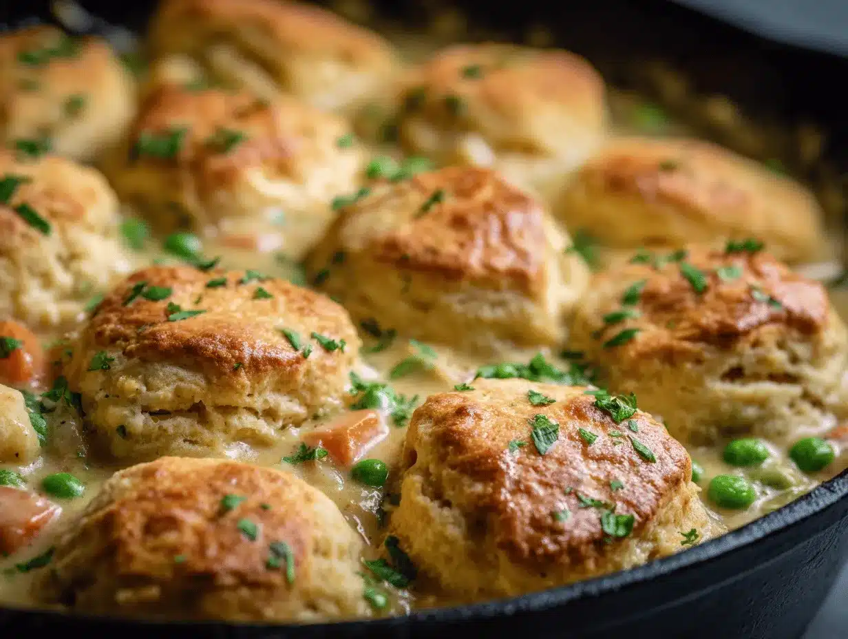 Red Lobster Biscuit Chicken Pot Pie preparation steps