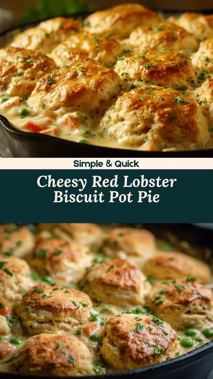 Red Lobster Biscuit Chicken Pot Pie recipe