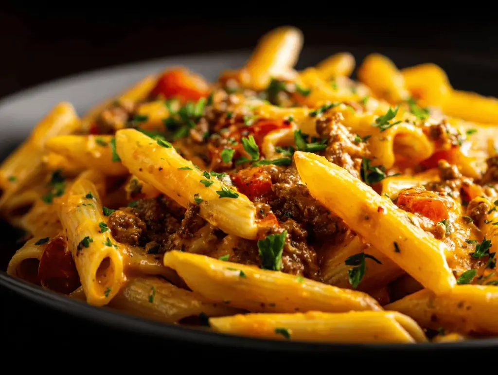 Rotel Pasta and Ground Beef - featured image