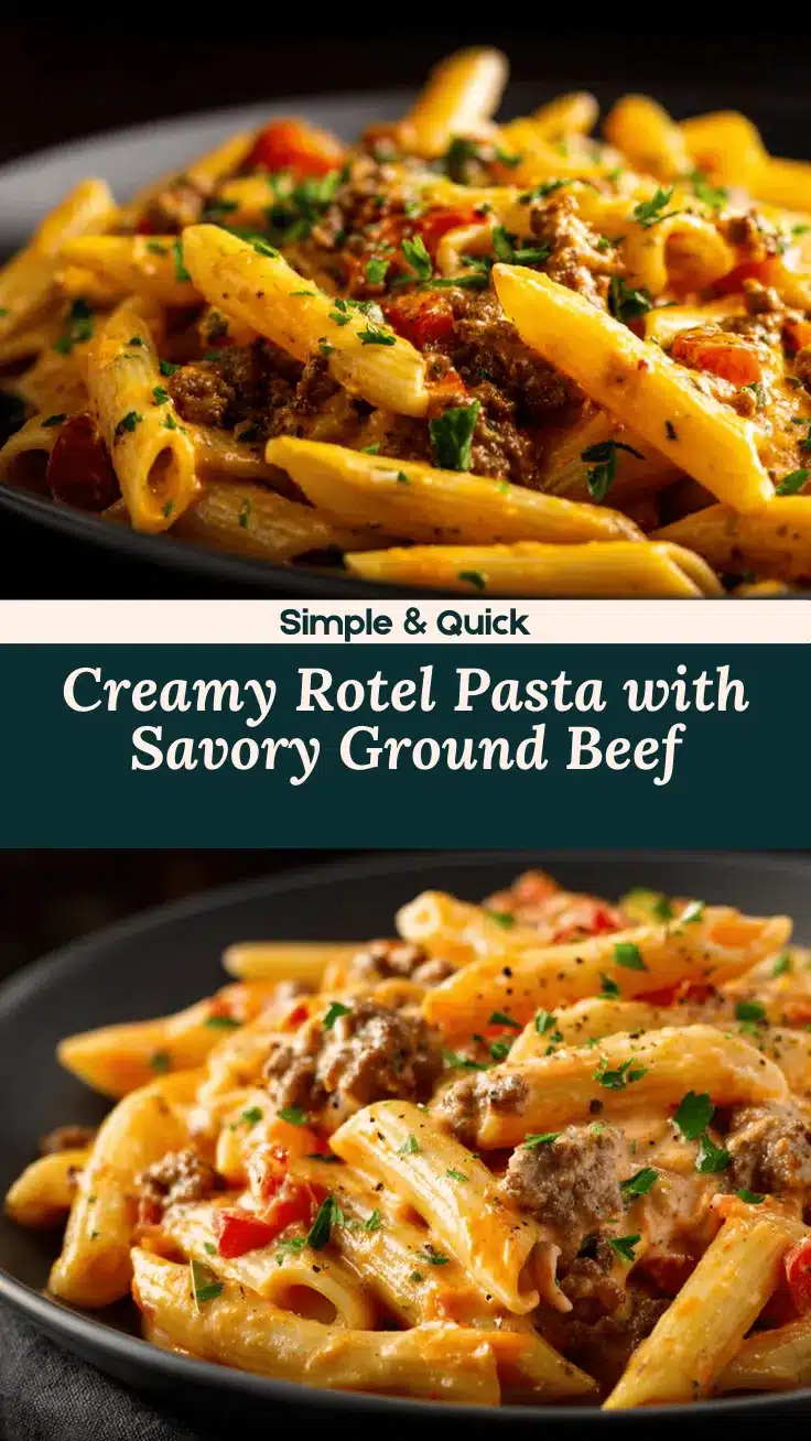 Rotel Pasta and Ground Beef recipe
