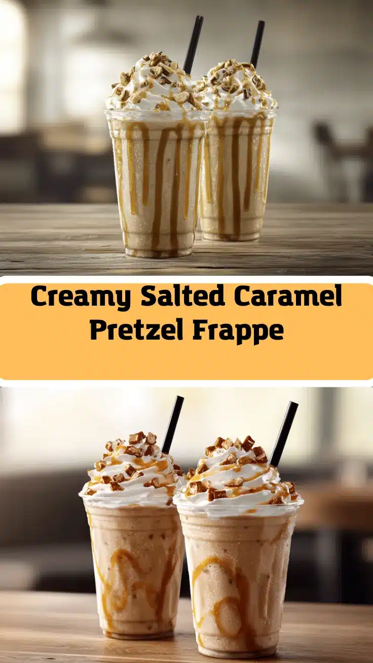Salted Caramel Pretzel Frappuccino recipe
