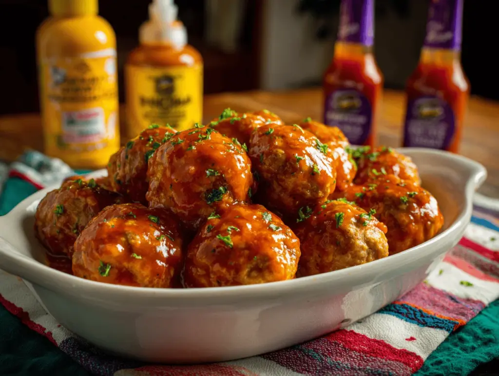 sauce party meatballs - featured image