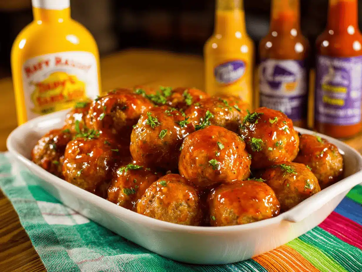 sauce party meatballs preparation steps