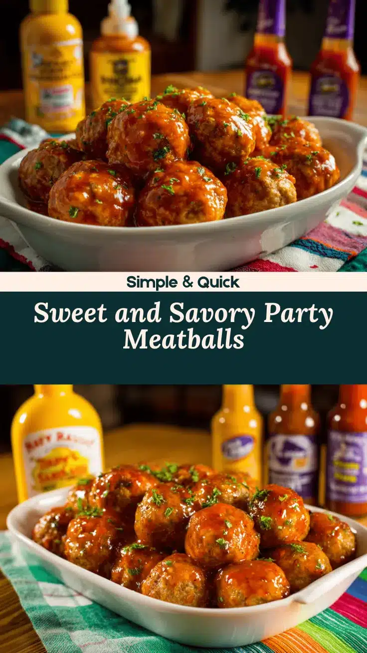 sauce party meatballs recipe