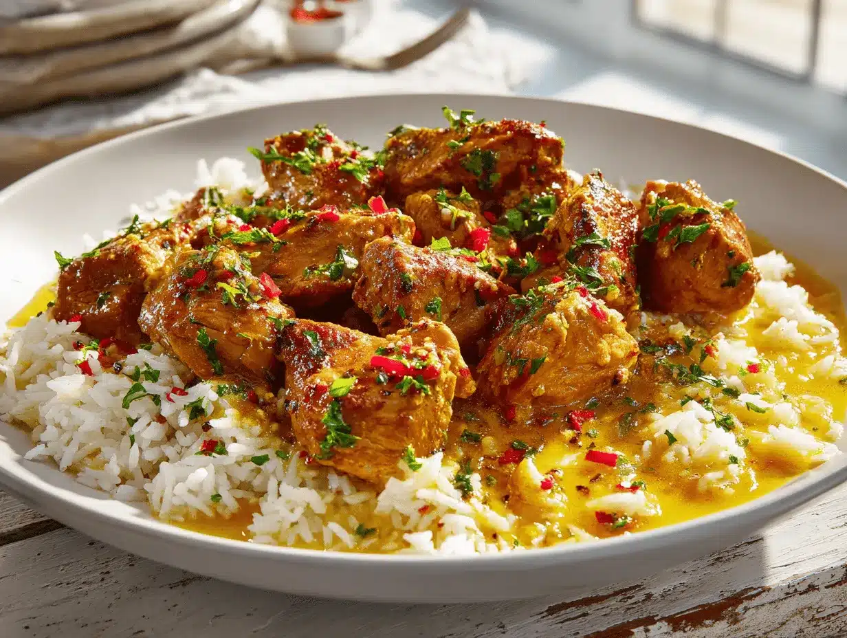 slow cooker garlic butter chicken preparation steps
