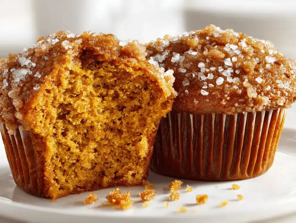 spiced pumpkin muffins - featured image