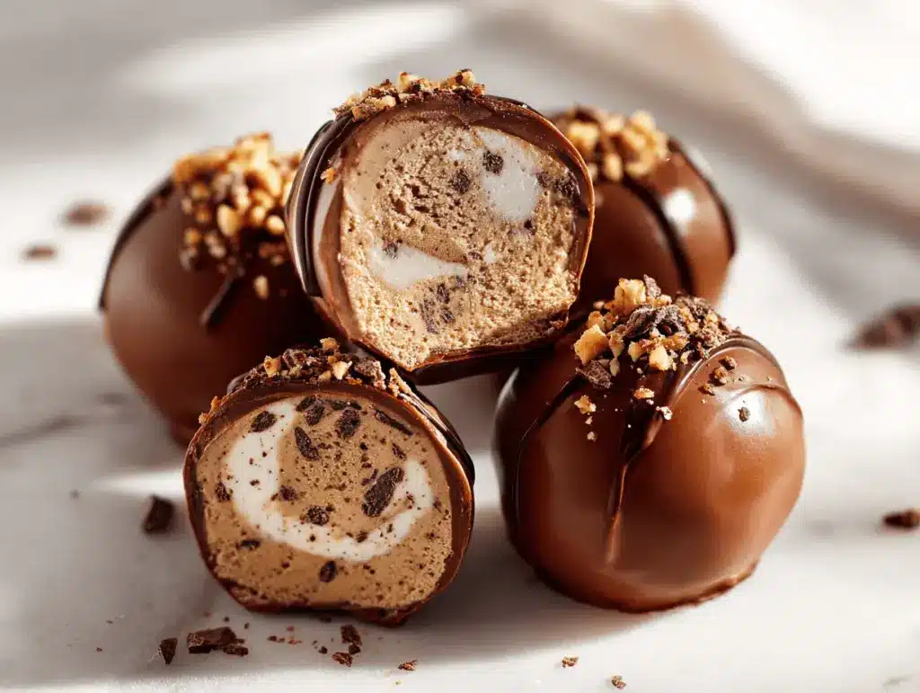 tiramisu cookie dough truffles - featured image