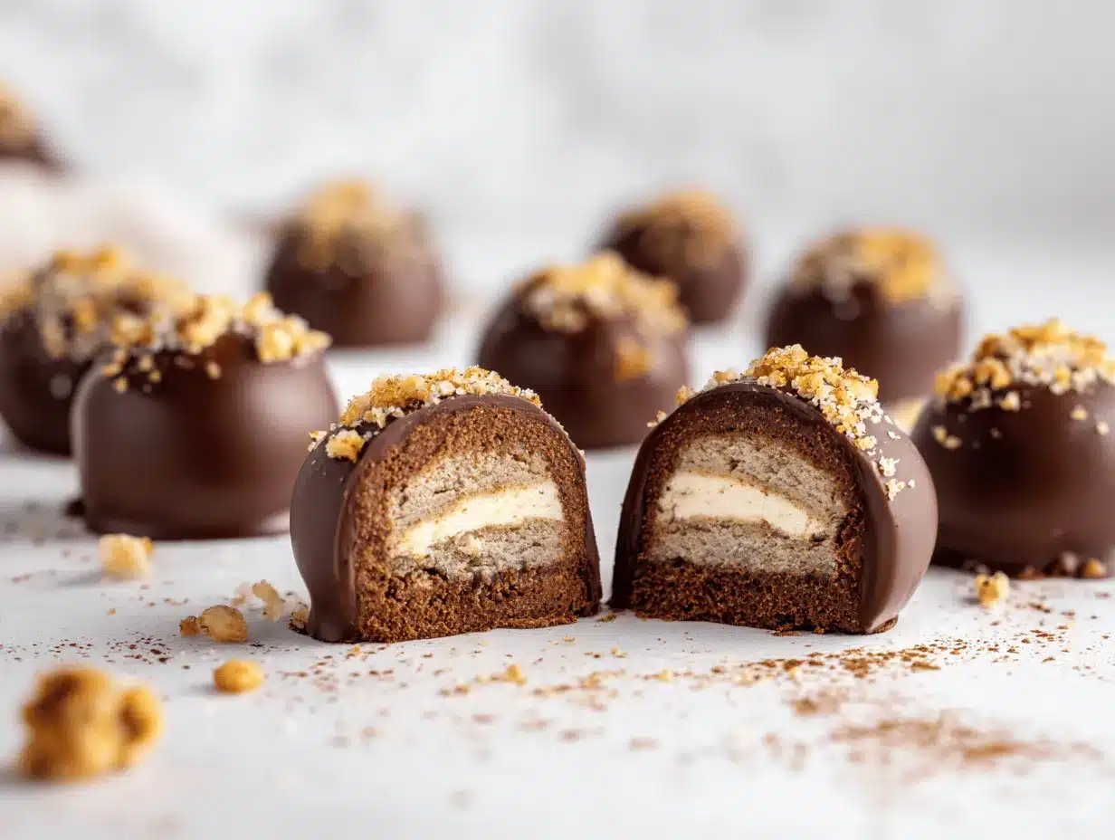 tiramisu truffles preparation steps