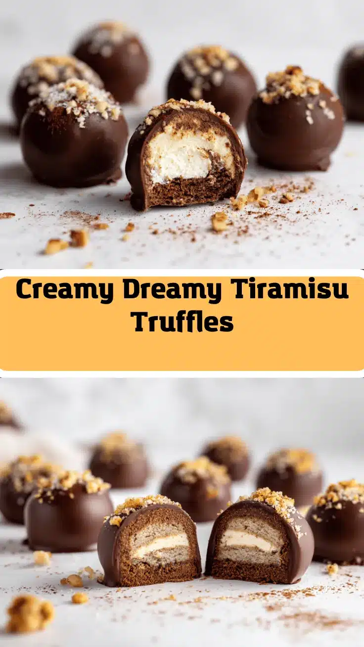 tiramisu truffles recipe