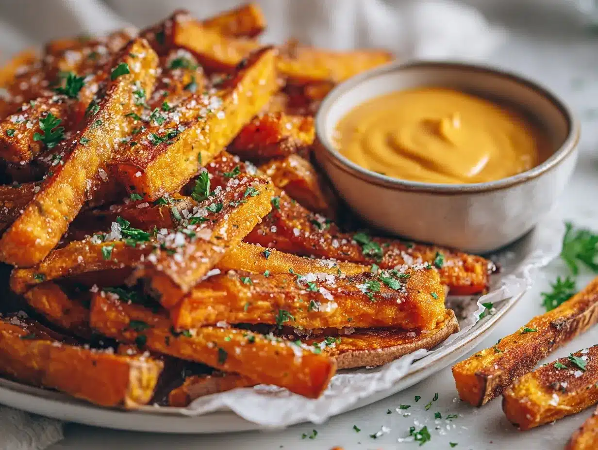 air fryer sweet potato fries preparation steps