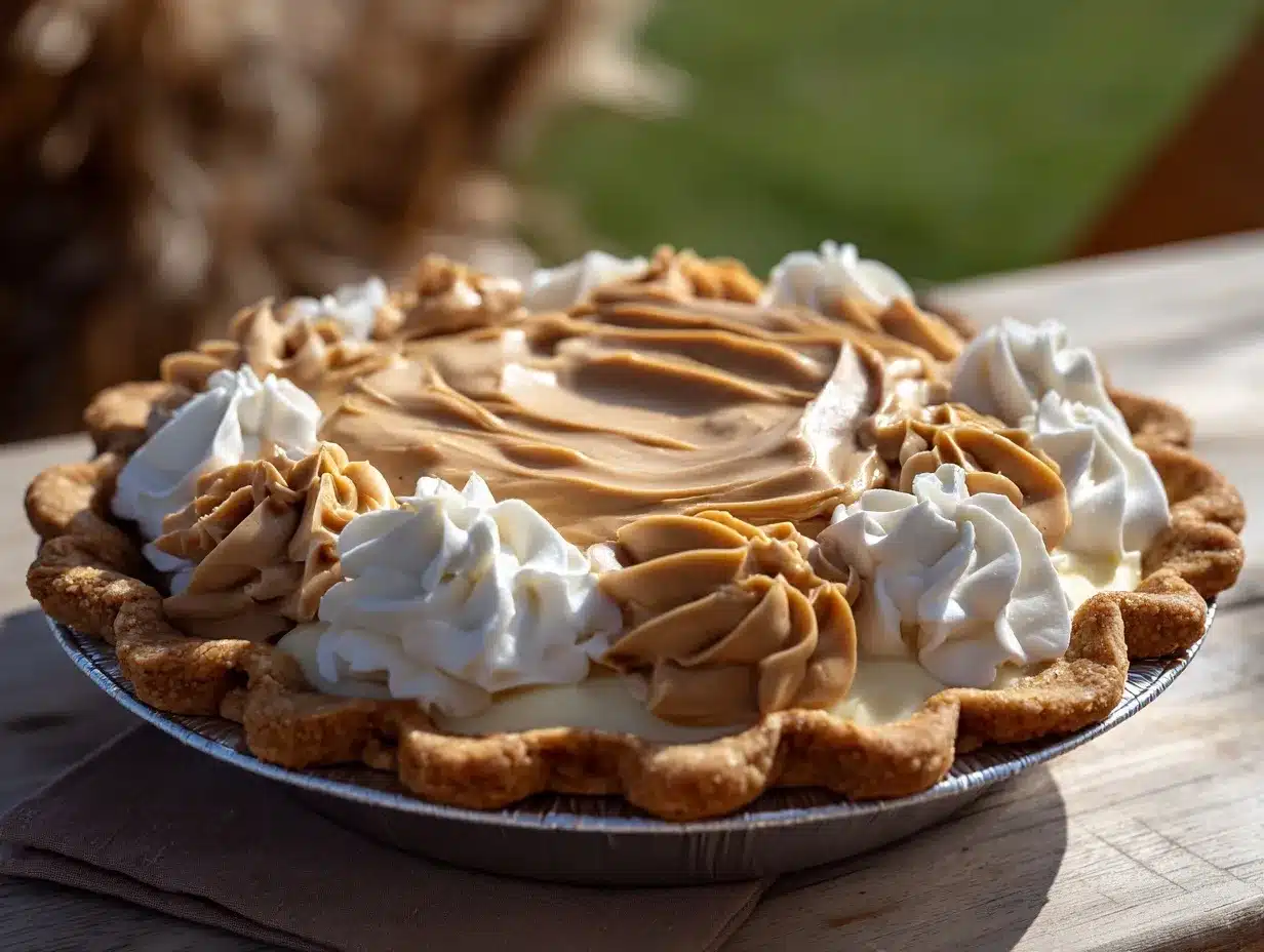 Amish Peanut Butter Cream Pie preparation steps