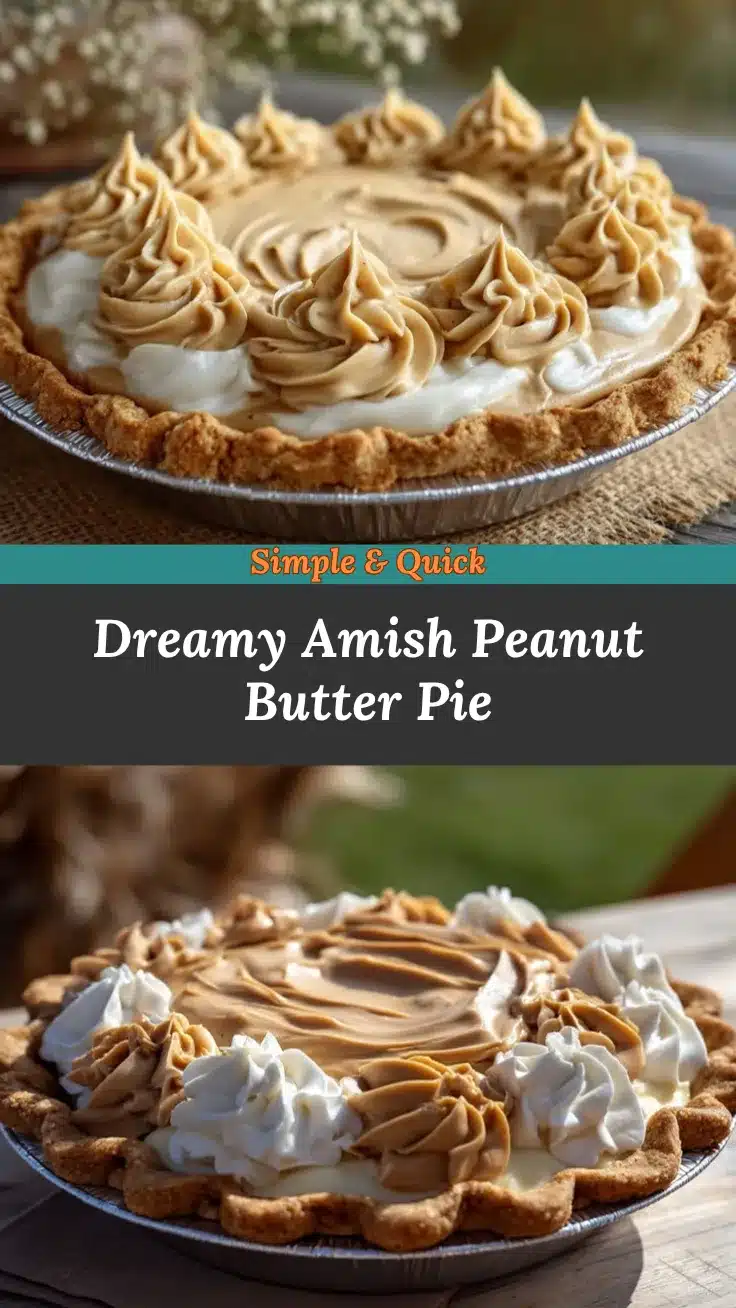 Amish Peanut Butter Cream Pie recipe