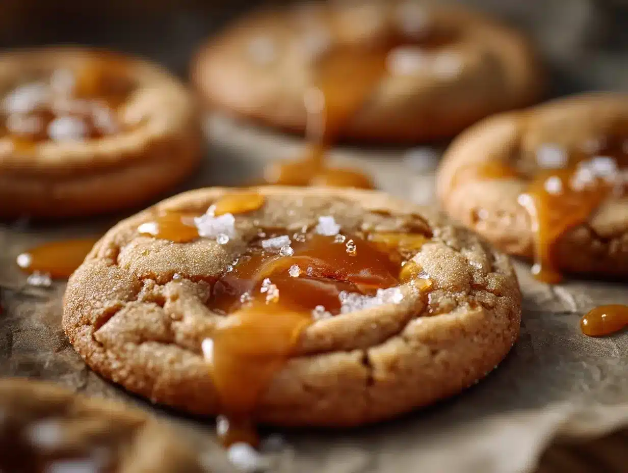 apple cider caramel cookies preparation steps