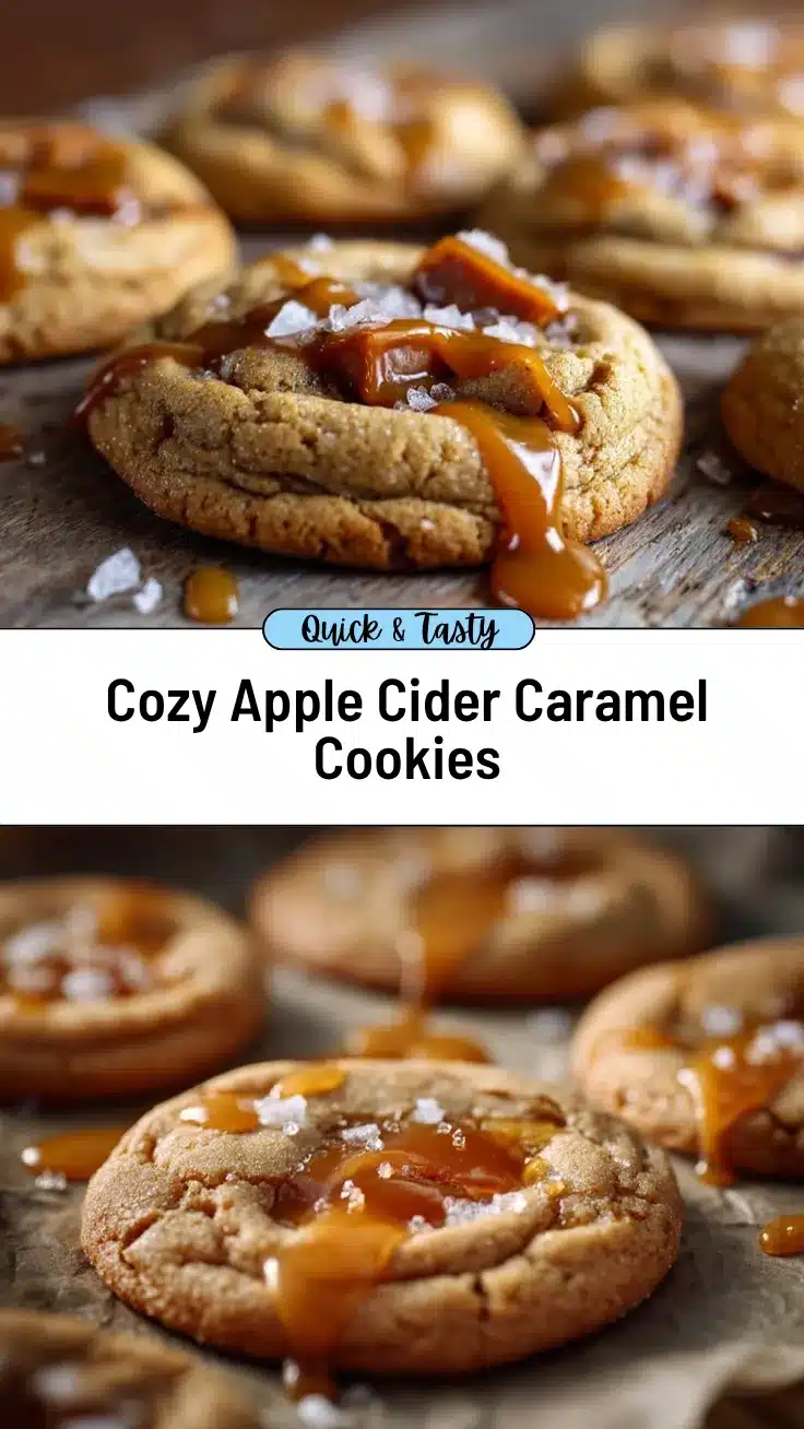 apple cider caramel cookies recipe