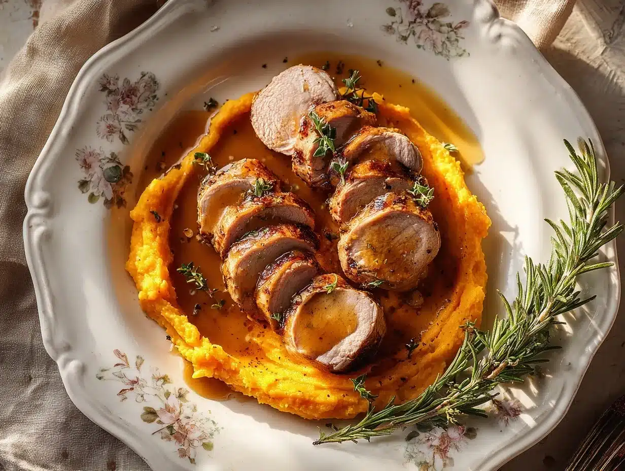 apple cider glazed pork tenderloin preparation steps