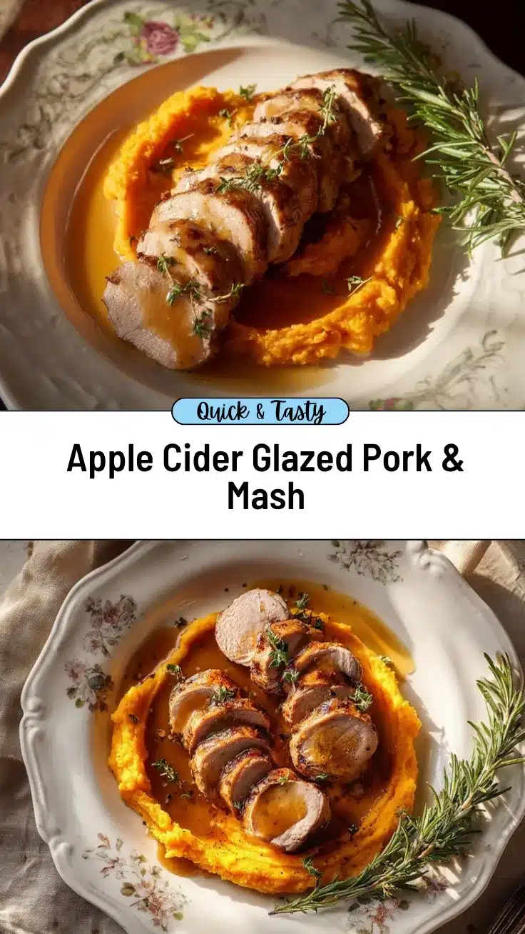 apple cider glazed pork tenderloin recipe