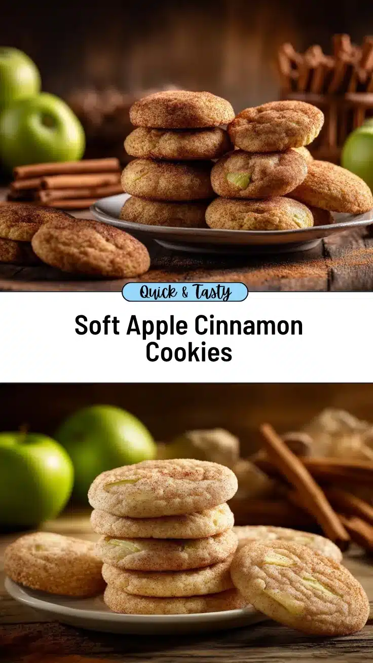 apple cinnamon snickerdoodle cookies recipe