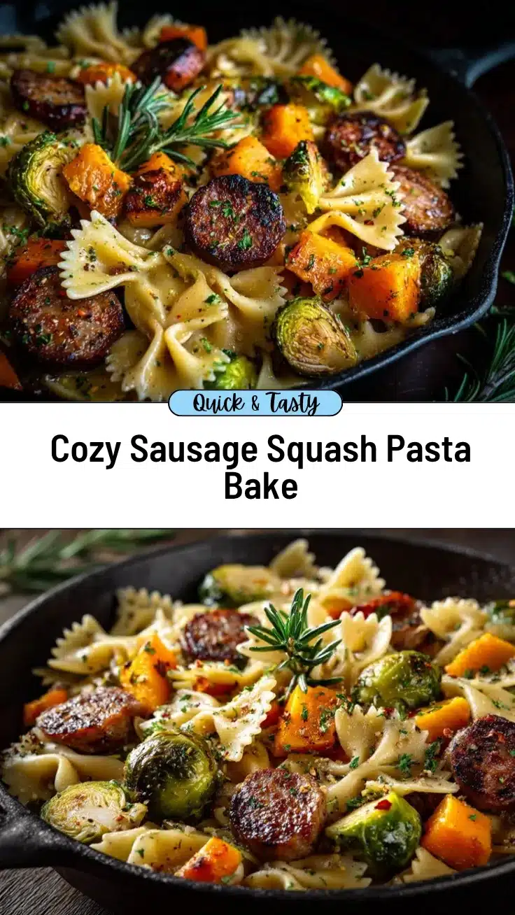 autumn sausage pasta recipe