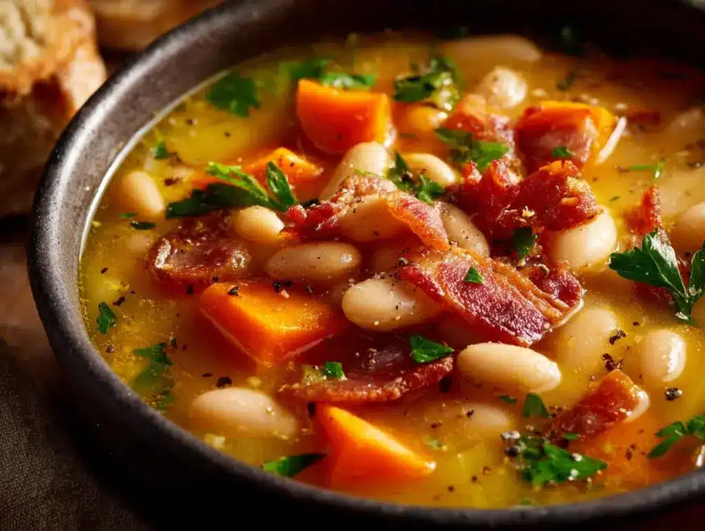 Bacon & White Bean Soup - featured image