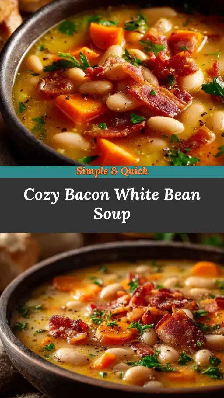 Bacon & White Bean Soup recipe