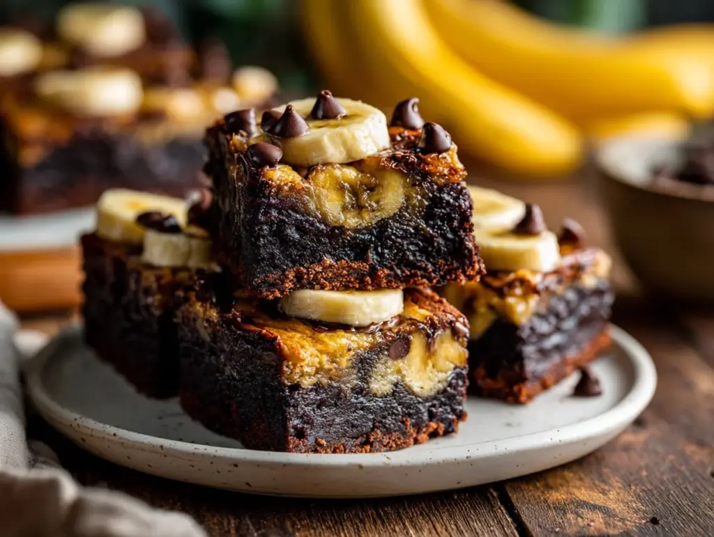 Banana Bread Brownies - featured image