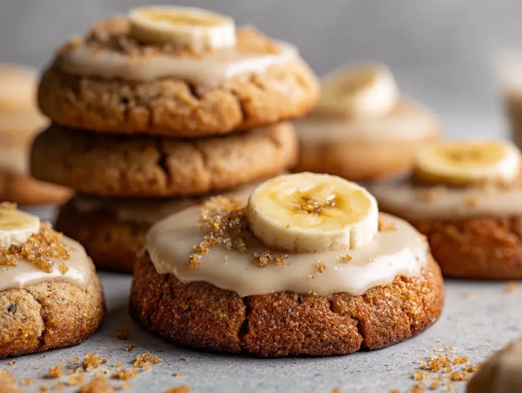 banana bread cookies - featured image