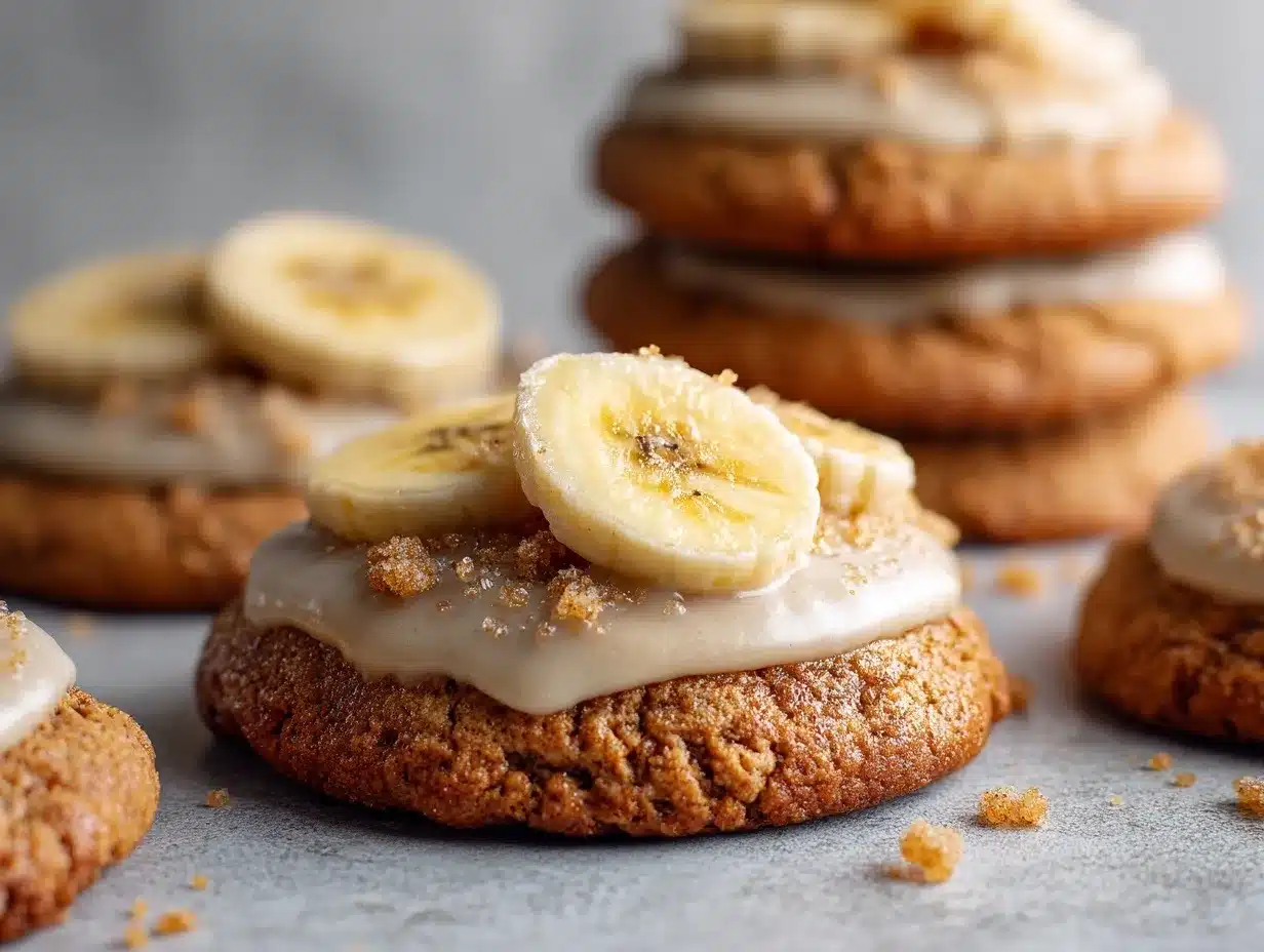 banana bread cookies preparation steps