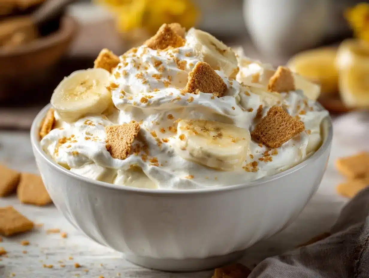 Banana Pudding Fluff Salad preparation steps