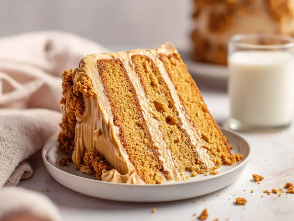 Biscoff cake - featured image