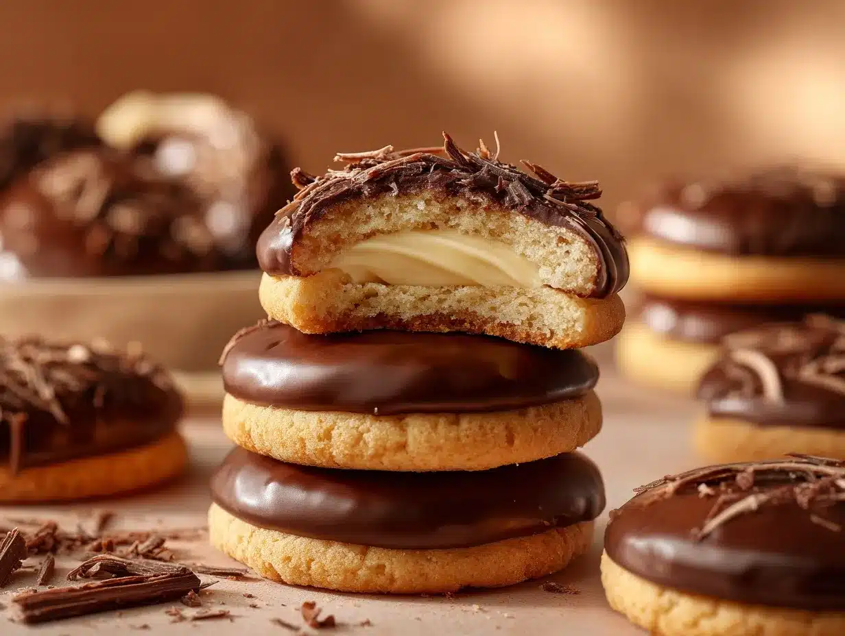 Boston Cream Pie Cookies preparation steps