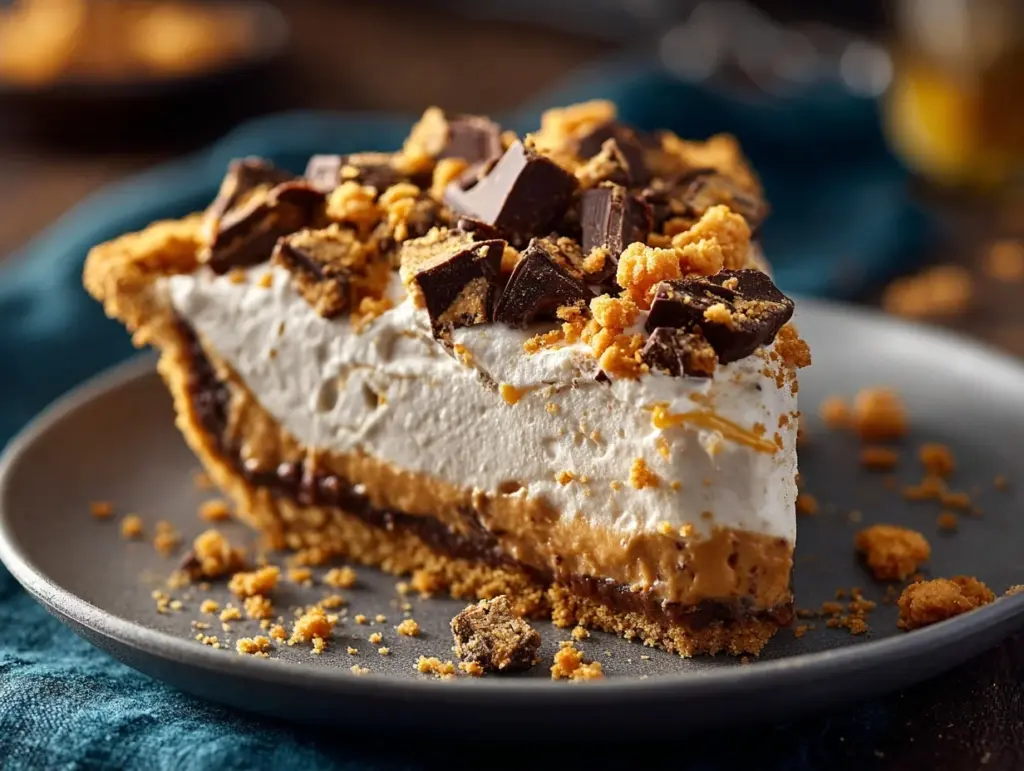 Butterfinger Pie Recipe - featured image