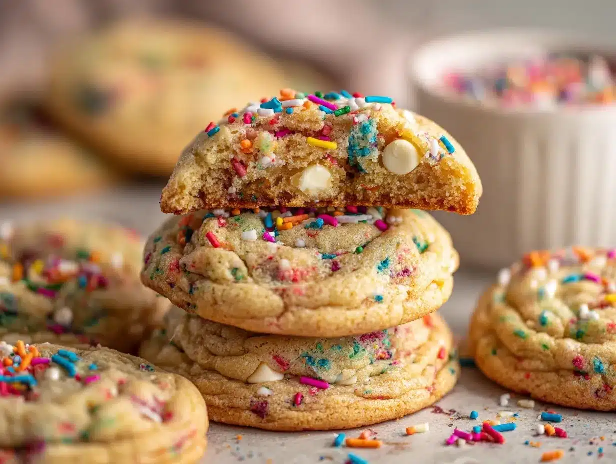 cake batter cookies preparation steps