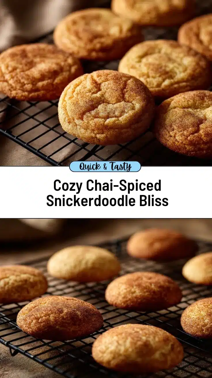 chai-spiced snickerdoodles recipe