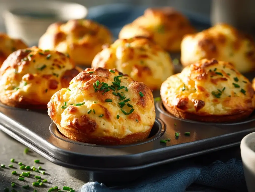 cheesy mashed potato puffs - featured image