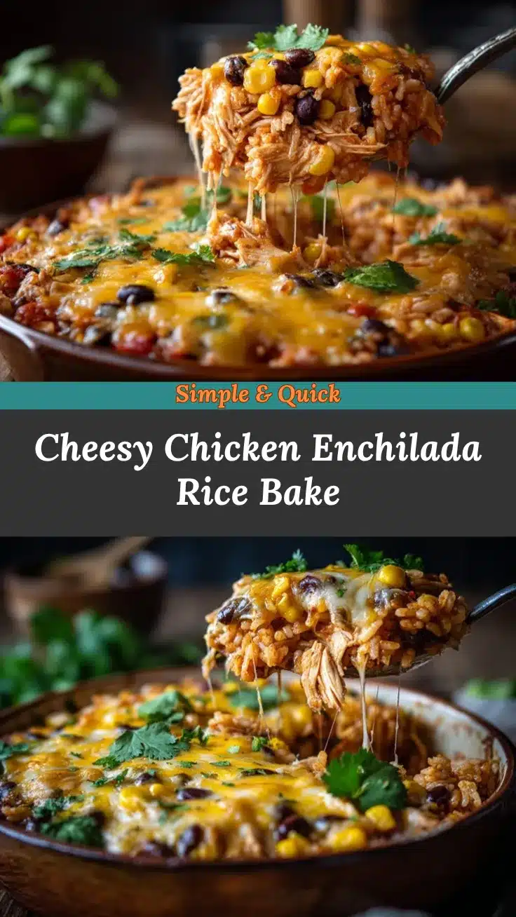 Chicken Enchilada Rice Casserole recipe